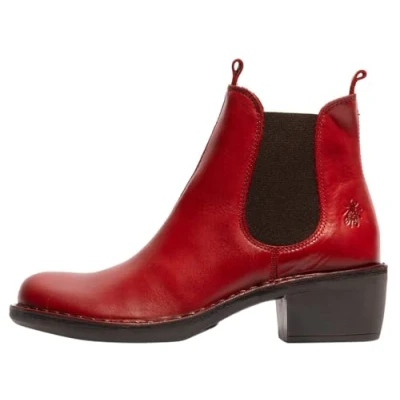 Image of Meme030Fly Rug Leather Women&#039;s Chelsea Boots