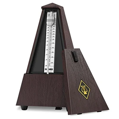 Image of Donner DPM 1 Mechanical Metronome For Musician Plastic, Wooden Grain