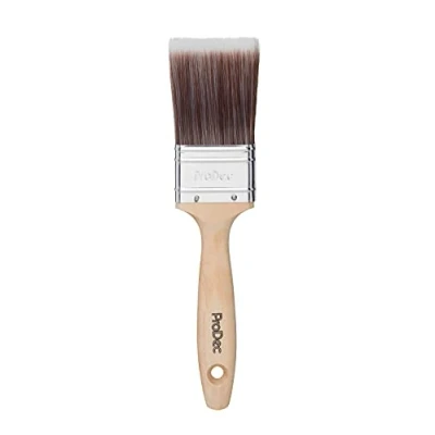 Image of ProDec 2 inch Premier Trade Professional Synthetic Paint Brush for a Smooth Finish Painting with Emulsion, Gloss and Satin Paints on Walls, Ceilings, Wood Metal, 2&quot; 50mm