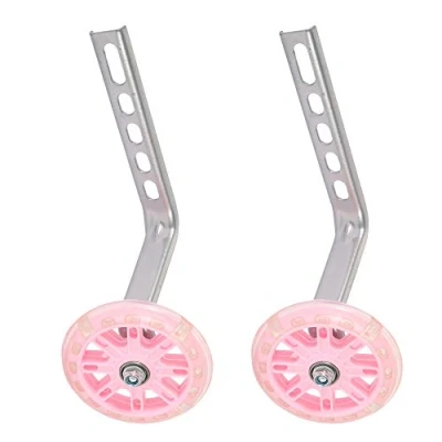 Image of Bike Stabilisers,Bicycle Stabilisers for Child,Universal Training Wheels Bicycle Stabiliser Kids 12 14 16 18 20 Inch (Pink)