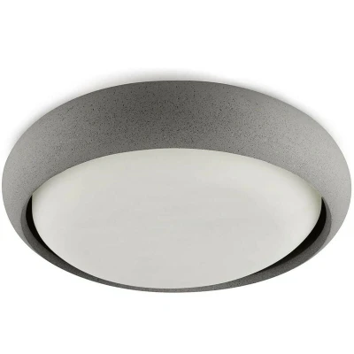 Image of Anga 295 Dark Grey LED Ceiling Lamp 24W 2700K IP44