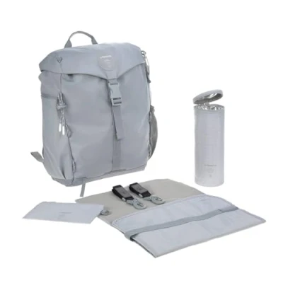 Image of Lässig Outdoor Hiking Diaper Backpack Sustainable Fabric Grey, 850 g