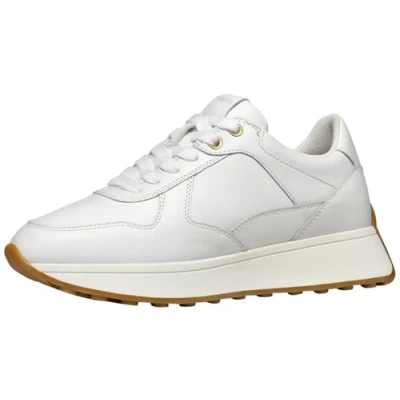 Image of Geox Women&#039;s D Amabel A Sneaker, White, 5 UK