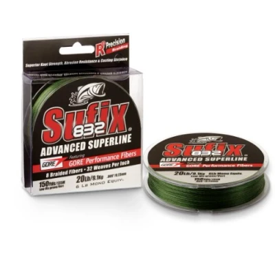 Image of Suffix 832 Braid 50 lb Low Vis Green 150 yards
