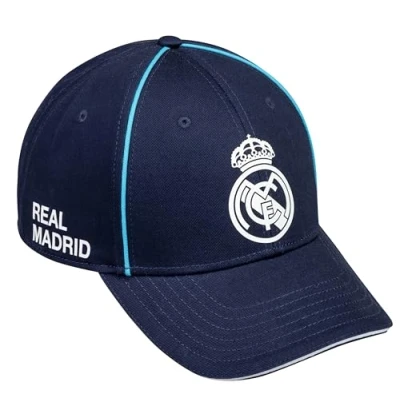 Image of Real Madrid Children&#039;s Cap Official Football Collection Adjustable Size