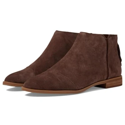 Image of TOMS Women&#039;s Rylie Ankle Boot, Oak Brown Suede, 5 UK