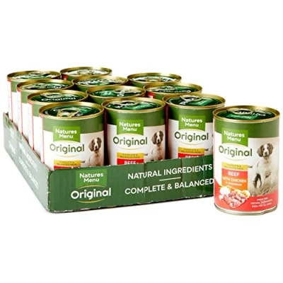 Image of Natures Menu Dog Food Can Beef with Chicken (12 x 400g)