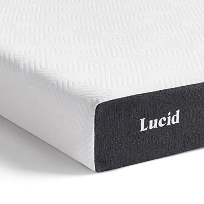 Image of LUCID Memory Foam Mattress Cooling Gel Infusion 13 cm thin Bamboo Charcoal Base Breathable Cover Firm King Size (150 x 200 cm)