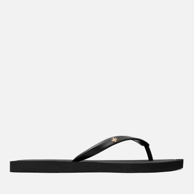 Image of Tory Burch KIRA Tbar sandals, Women&#039;s, Size: 7, Perfect black/gold shoes