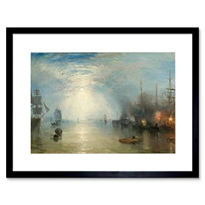Image of Wee Blue Coo Joseph Mallord William Turner British Keelmen Heaving Coal Framed Wall Art Print