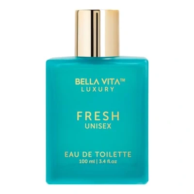 Image of BellaVita Luxury FRESH Unisex Eau de Toilette 100ml Bergamot, Lavender, Vetiver &amp; Ylang Long lasting Mens Women with Premium Perfume Oils Refreshing Fragrance