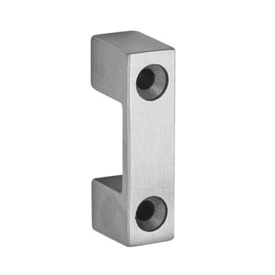 Image of U Shaped Lock Keep for Outward Opening Cubicle Doors 13mm to 20mm Board