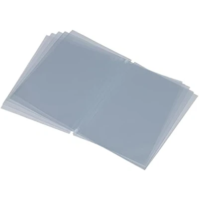 Image of Securit A4 Plastic Inserts for Restaurant Menu Holders, Set of 10 Paper Refill Pockets Suitable Restaurant, Bar or Cafe Holder Wipe Clean