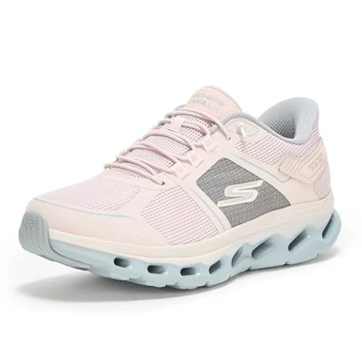 Image of Skechers GO WALK Glidestep 2.0 Trainers Light pink/gray, Women&#039;s, Size: 4, pink/gray Textile/synthetics
