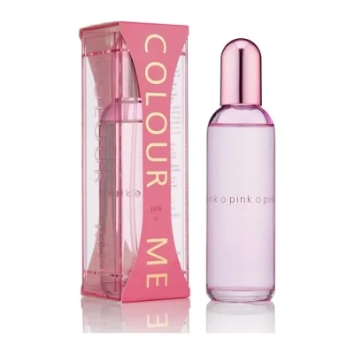 Image of COLOUR ME Pink Perfume for Women. 100ml Eau de Parfum. Luxury Fragrance Ladies Perfume, Long Lasting Womens Perfumes by Milton Lloyd