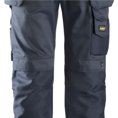 Image of Snickers Craftsmen Holster Pockets Trousers, DuraTwill Navy/Navy Waist 33&quot; Inside leg 32&quot;