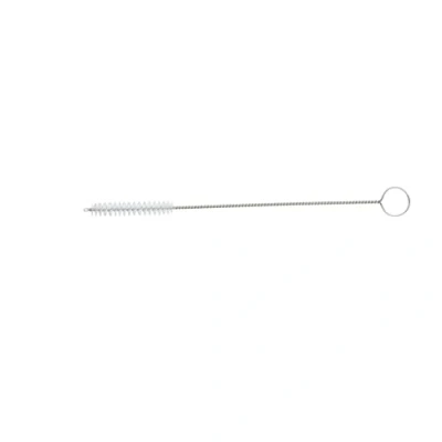 Image of KitchenCraft Small Bottle Brush / Straw Cleaner, Resistant and Precise, Wire Nylon, 23 cm (9&quot;), Silver/White