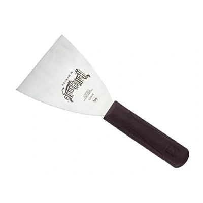 Image of Mercer Culinary M18270 Hell&#039;s Handle Grill Scraper, 4 Inch x 1/2 Inch/10.16 cm 11.43 cm, Stainless Steel