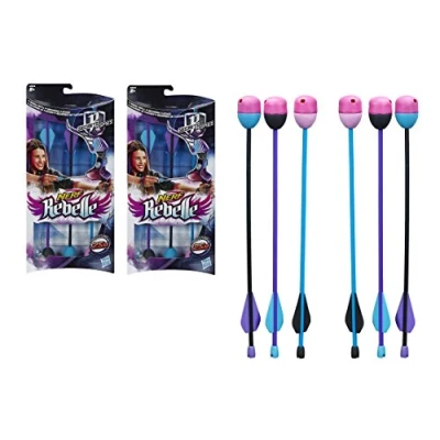 Image of 6 X NERF Rebelle 3 Arrow Refill Pack