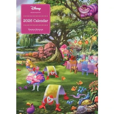 Image of Disney Dreams Collection by Thomas Kinkade Studios 2026 Engagement Calendar