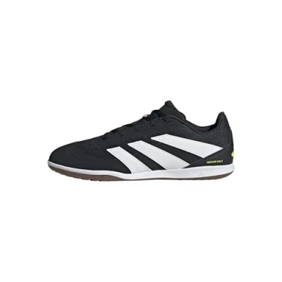 Image of adidas Unisex Predator Club Indoor Sala Football Boots, core Black/FTWR White/Lucid Lemon, 7.5 UK