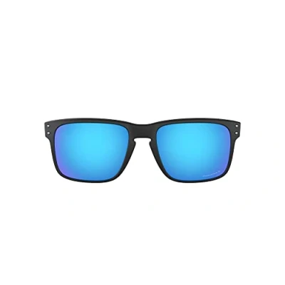 Image of Oakley Man OO9102 HOLBROOK 9102F0 Sunglasses O_matter Black Blue Squared Polarized Prizm