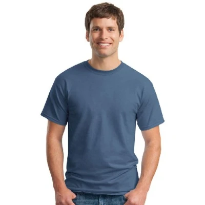 Image of Gildan Mens Ultra Cotton Short Sleeve T Shirt (L) (Indigo Blue)