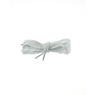 Image of Zac&#039;s Alter Ego Pair of Flat Shoelaces White