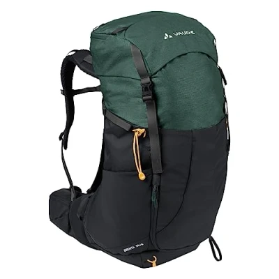 Image of VAUDE Hiking Backpack Brenta, black 36+6l, Trekking for Women &amp; Men, Comfortable with Integrated Rain Cover, Practical Compartment Layout