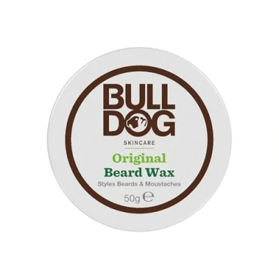 Image of BULLDOG Beard for Men Original Wax Long Lasting Hold and Moustache 50 g