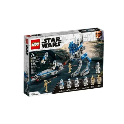 Image of LEGO Star Wars 501st Legion Clone Troopers 75280 Building Kit, Cool Action Set for Creative Play and Awesome Building; Great Gift or Special Surprise Kids (285 Pieces)