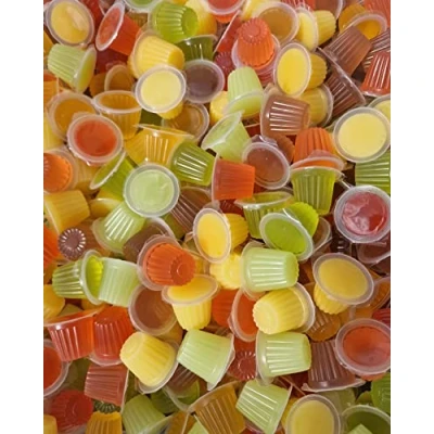 Image of 100 Reptile Jelly Pots Food, Fruit Cups for Lizards, Geckos, Ants, Birds, Parrots &amp; Feeder Insects (Fruit)