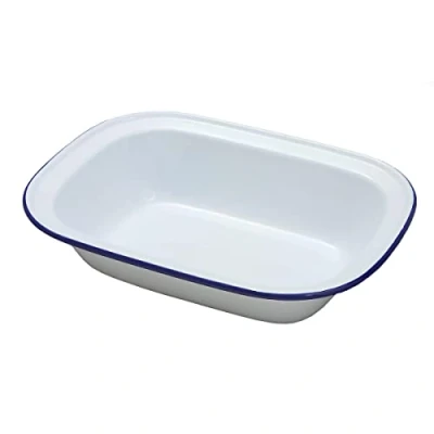 Image of Falcon 16cm Oblong Enamel Pie Dish