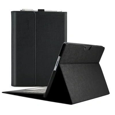 Image of Protective Case for Surface Pro 11/ 10/ 9 13 Inch,Multiple Angle Viewing Cover,Work with Type Cover Keyboard and Slim Pen 2,for Business,Working,Study