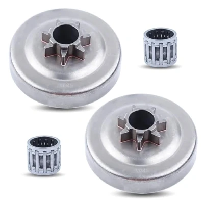 Image of Haishine .325&quot; Clutch Drum Drive Bell Needle Bearing Kit for Husqvarna 350 340 345 445 450 450E 351 353 Chainsaw 578097901,5038730 73