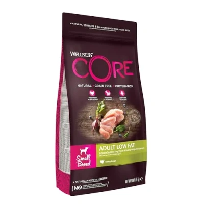 Image of Wellness CORE Small Breed Adult Ocean, Dry Dog Food for Smaller Dogs, Breeds, Grain Free, Turkey recipe, 1.5 kg