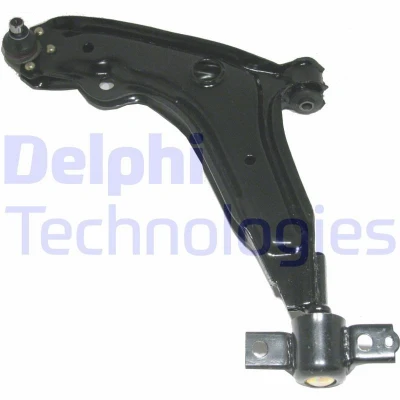 Image of 6U0407151, 6U0407151A Suspension Arm DELPHI TC1092 with ball joint Left, Lower, Front Control Sheet Steel VOLKSWAGEN: Caddy 2 Pickup