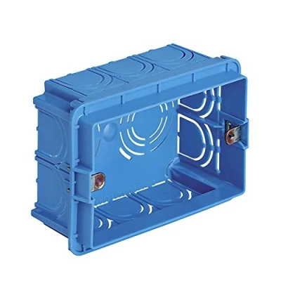 Image of VIMAR 0RV71303 Scatola da incasso rettangolare unificata 3 Moduli (GW 650 C), per pareti in muratura, Azzurro Rectangular, Unified Modules, Masonry, Light Blue