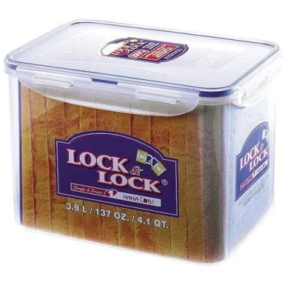 Image of Lock &amp; 3.9L Rectangular Storage Container