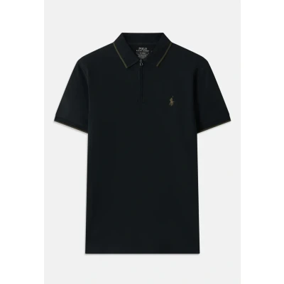 Image of Polo Ralph Lauren Custom FIT Stretch MESH Shirt shirt, Men&#039;s, Size: XS, Black