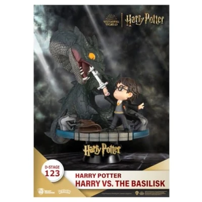 Image of Beast Kingdom DS 123 Harry Potter vs. the Basilisk Diorama Stage D Figure Statue