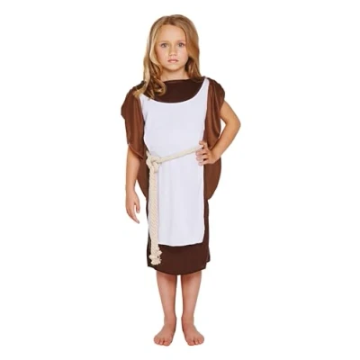 Image of HENBRANDT Children’s Viking Girl Anglo Saxon Iron Age Fancy Dress Costume Historical Outfit for Kids (Age 10 12)