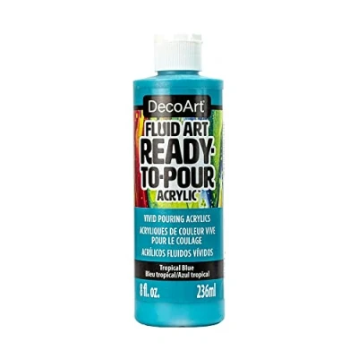 Image of DECO Art Fluid TROP.Blue, Tropical Blue, One Size