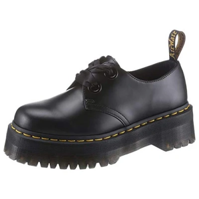Image of Dr. Martens Womens Shoes Holly Casual Platform Lace Up Leather UK 6.5