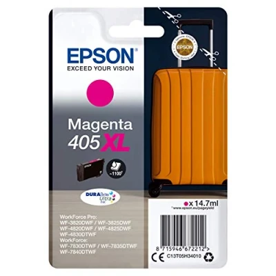 Image of Epson Singlepack Magenta 405XL DURABrite Ultra Ink,Black