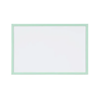 Image of Bi Office, Whiteboard with Pastel Green Frame, Magnetic Dry Erase 80 x 60 cm