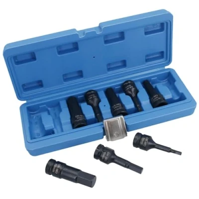 Image of AB Tools 1/2&quot; Drive Allen/hex key bit impact socket set H5 H19 Metric Deep