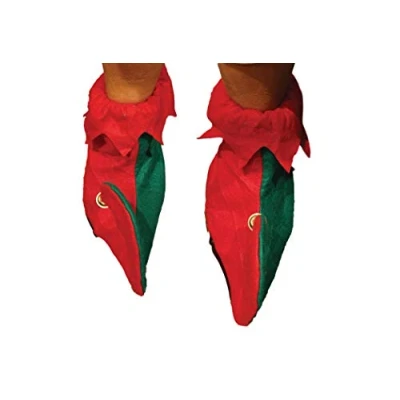 Image of 31cm Elf Shoes With Bells Dress Up Christmas Fancy (dp48)