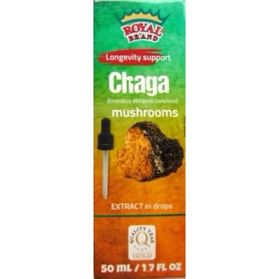 Image of Chaga Extract Drops 50 ml/Chaga Mushroom/Better Than Mushroom Capsules/Liquid / 1.7 FL OZ