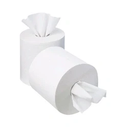 Image of 2Work 1 Ply Mini Centrefeed Roll 120M 70mm Core White (Pack of 12)